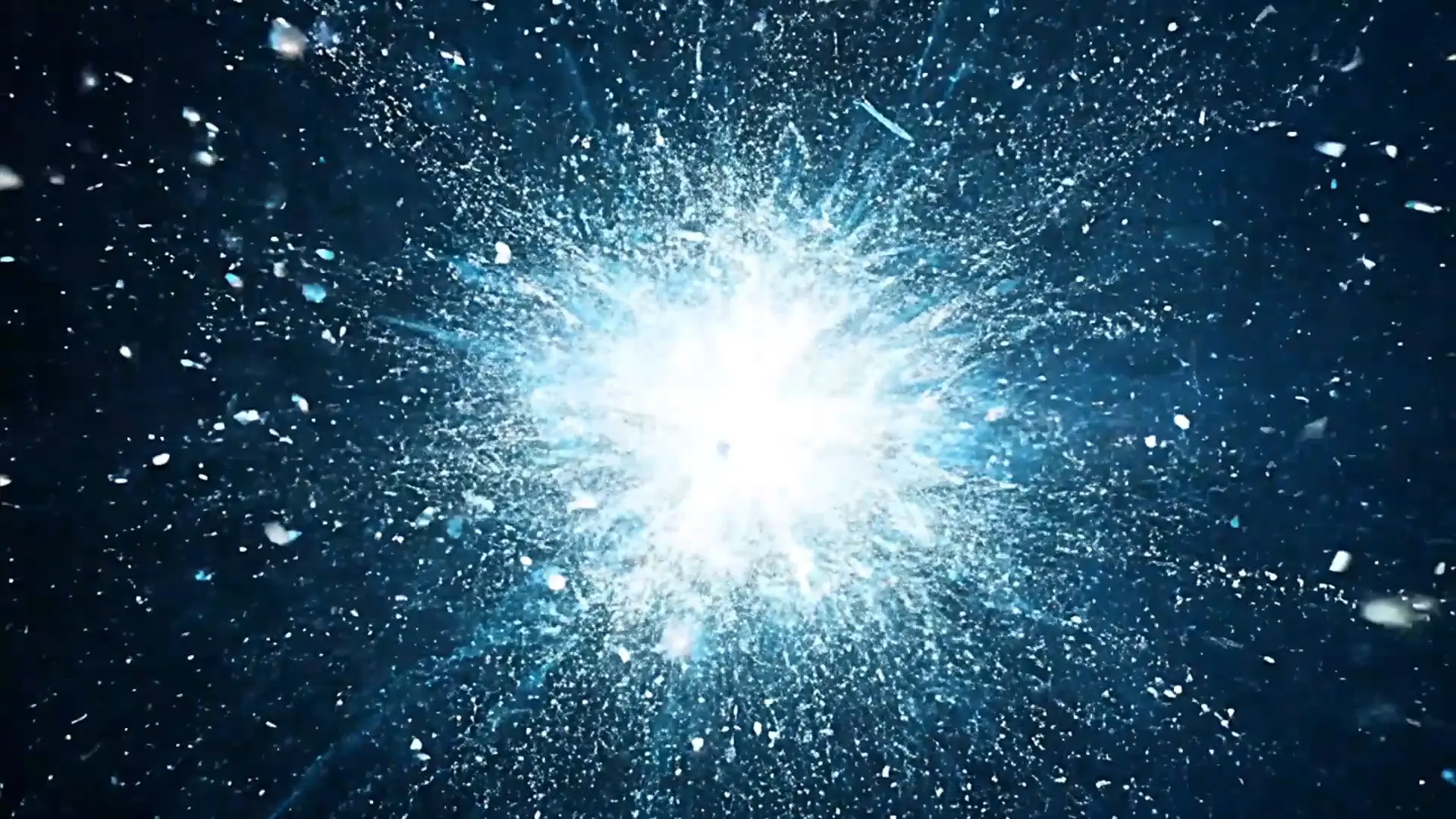 Icy Burst Particle Overlay for Creative Video Projects